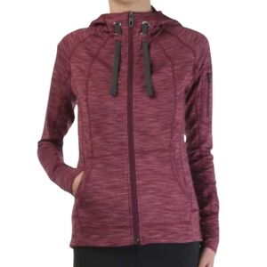 Moosejaw Women's Burgundy Zip-Up Hoodie